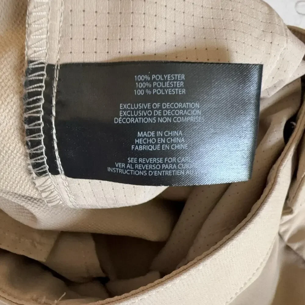 Banana Republic Pants Mens 38x29 Beige Microfiber Chino Straight Leg Casual